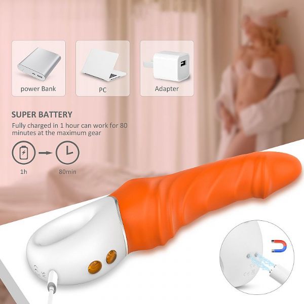 Vibrador Ponto G Recarregável - Tornado Extra Forte