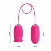 Bullet Duplo Vibrador e Estimulador com Língua - Daisy - Pretty Love