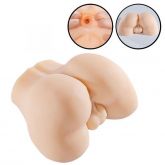 Masturbador Bunda Masculina com Escroto - Super Realística - Ânus