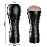Lanterna Vagina em Cyberskin com Vibrador - Mini Lanterna