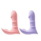 Vibrador de Ponto G e Clitóris com Vai e Vem - Controle Remoto