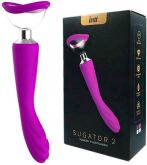 Sugador de Cliótoris  e Vibrador  2 x 1