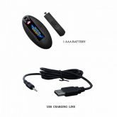 Plug Com Controle Vibra Sobe e Desce e Ventosa