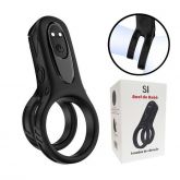 Anel Recarregável Duplo com Vibrador Robô