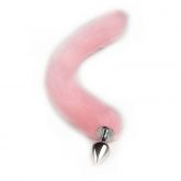 Plug P com Cauda Rosa 40 cm