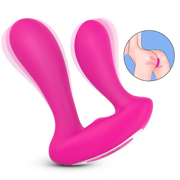 Vibrador Dupla Penetração Anal e Vaginal - Mento - S-Hande