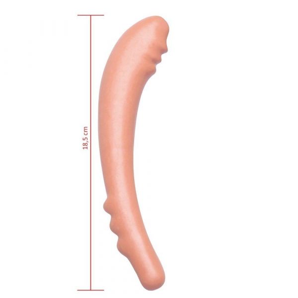 Plug Em Silicone com Saliencias - Desejo