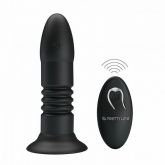 Plug Com Controle Vibra Sobe e Desce e Ventosa