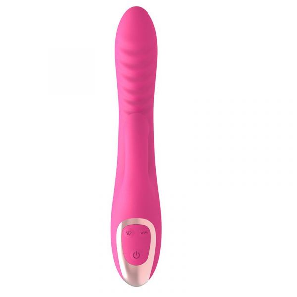 Vibrador Duplo Estímulo Texturizado com Sucção para Clitóris