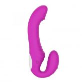Vibrador Dupla Penetração Strapless - Recarregável - NV TOYS