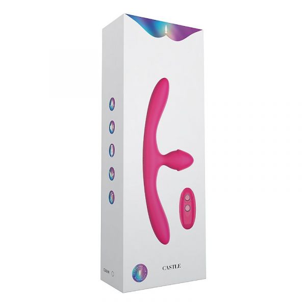 Vibrador Dupla Penetração Strapless com Controle Remoto