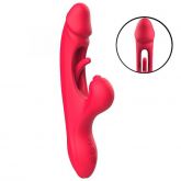 Vibrador Duplo Estímulo com Dedilhar Slap