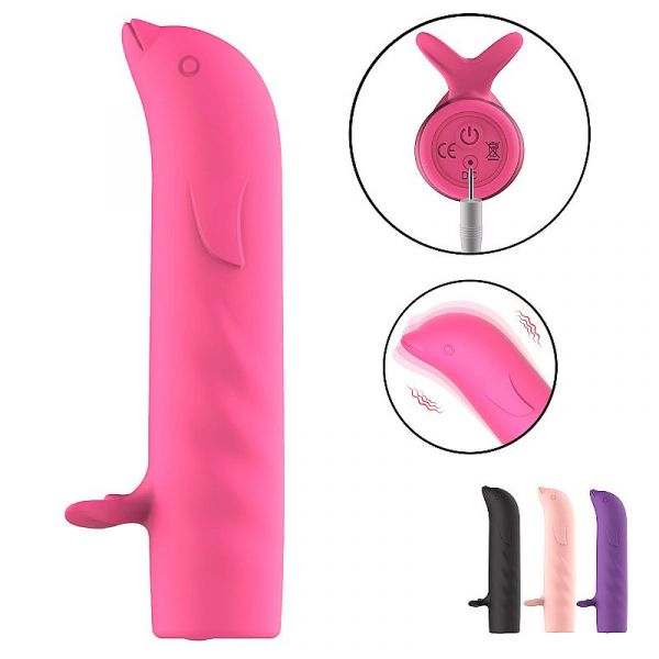Vibrador Golfinho Recarregável - Tina
