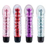 *Vibrador Jelly Personal com Capa Texturizada