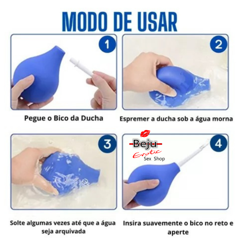 *Kit Ducha Higiênica + Sete Sensações + Plug