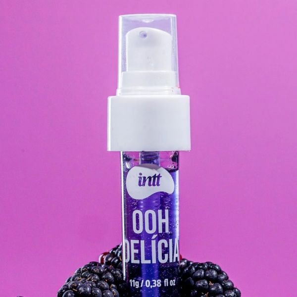Ooh Delícia Calda Beijável Com Efeito Picante De Sabor Amora