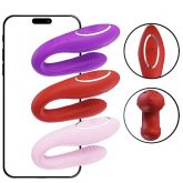 Vibrador de casal - À Longa distância - APP