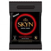 Preservativo Skyn Texturizado 03 Unidades Blowtex (Sem Látex)