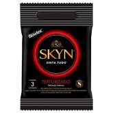 Preservativo Skyn Texturizado 03 Unidades Blowtex (Sem Látex)