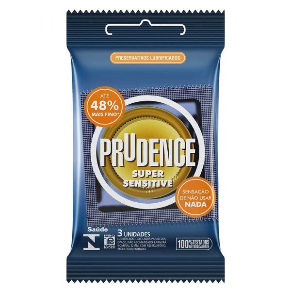 Preservativo Prudence Super Sensitive - 03 Unidades