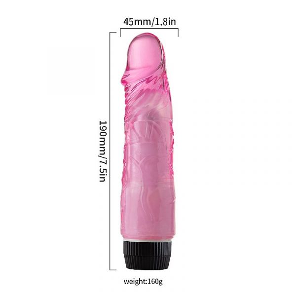 Protese com Vibrador 18,5 x 4,0 cm