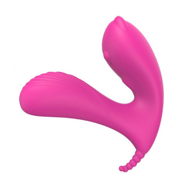 Vibrador Tripla Penetração Estímulo Cara