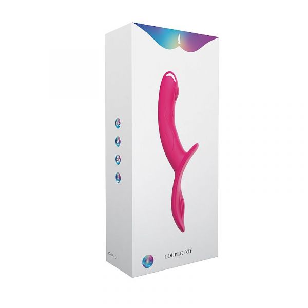 Vibrador Duplo com Cinta e Controle Remoto