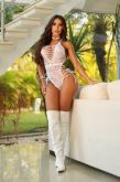 **Body Trançado Laterais Branco