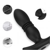 *Plug Anal com Vibrador Vai e Vem