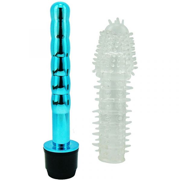 *Vibrador Jelly Personal com Capa Texturizada