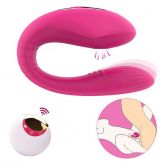 Vibrador de Casal com Pulsação Controle Remoto