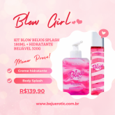Kit Blow Beijos Splash 180ml + hidratante beijável 320g