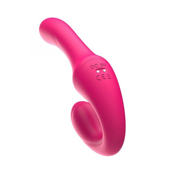 Vibrador Dupla Penetração Strapless com Controle Remoto