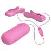 Estimulador de Mamilos com Vibrador e Choques - Nipple Clip