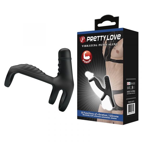 Anel Peniano com Anel de Escroto com Vibro - Pretty Love