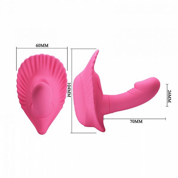 Vibrador Via Bluetooth Fancy Clamshell