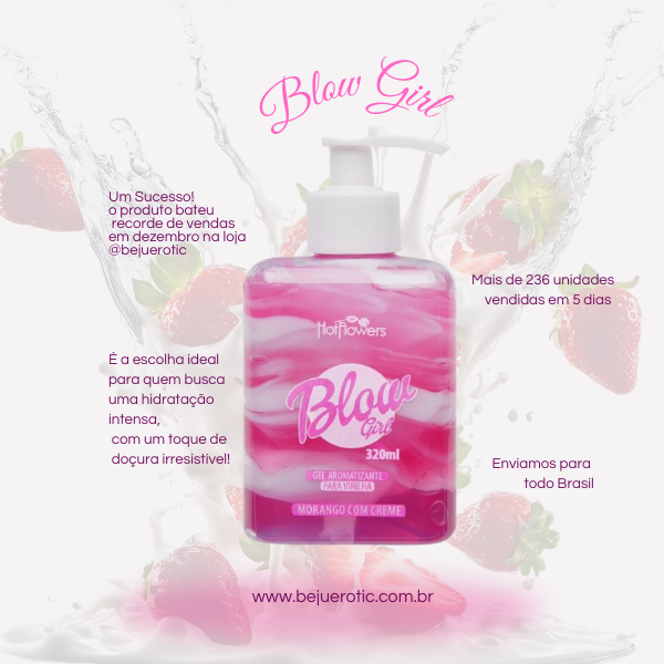 *Blow Girls Super Hidratante em Gel da Hotflower ✨