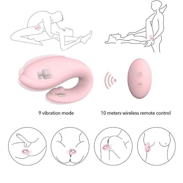 Vibrador de Casal Golfinho Recarregável- Winter
