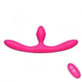 Vibrador Dupla Penetração Strapless com Controle Remoto