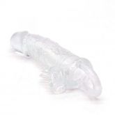 Capa com Vibrador 15,5x4,1 em Jelly