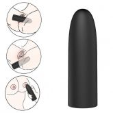 Vibrador Bullet Recarregável Formato de Bala 10 níveis