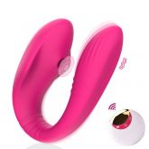 Vibrador de Casal com Pulsação Controle Remoto