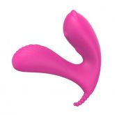 Vibrador Tripla Penetração Estímulo Cara