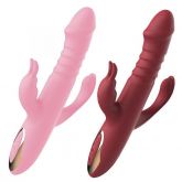Vibrador Triplo Estimulo com Vai e Vem 12 Modos de Vibrações