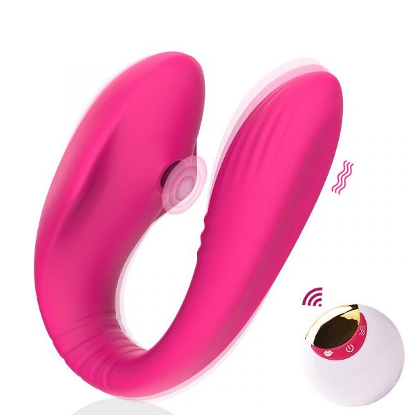 Vibrador de Casal com Pulsação Controle Remoto