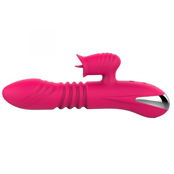 Vibrador Duplo Estimulo com Língua e Vai e Vem 2
