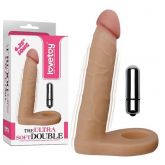 Plug 15,8 x 2,9 cm Anel Companheiro Cyberskin com Vibrador