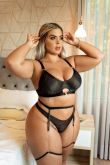 Conjunto com Cinta Liga sem Bojo Plus Size