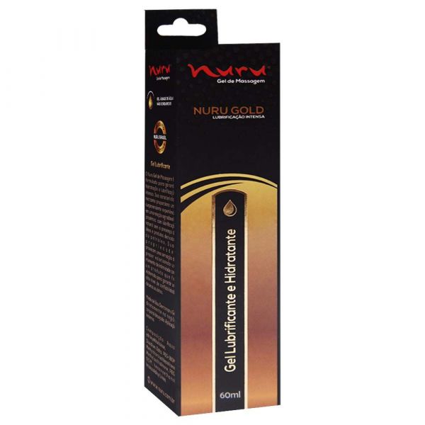 *Nuru Gold 60 ml Gel Lubrificante com hidratante