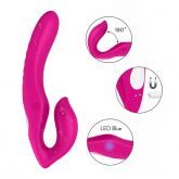 Vibrador Dupla Penetração Strapless - Nami - S-Hande